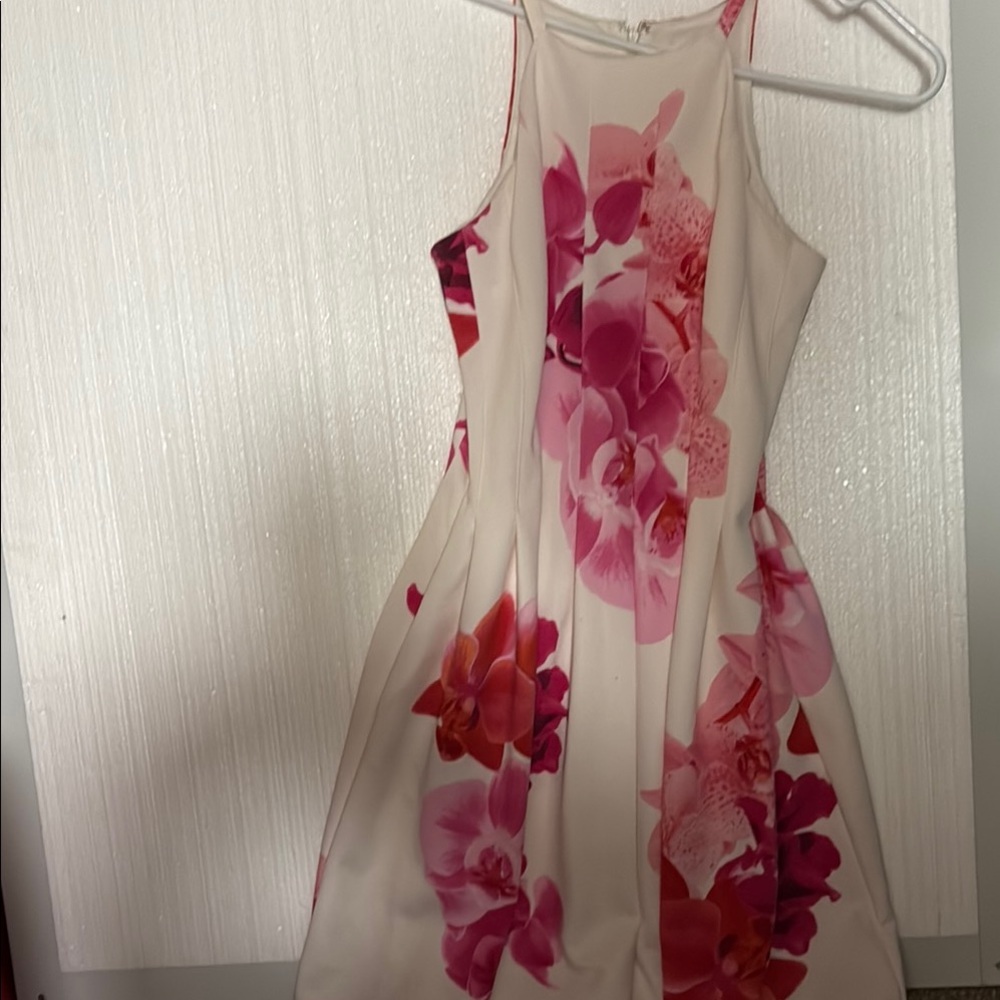 Calvin Klein Pink Halter Sundress for Weddings